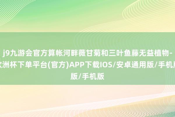 j9九游会官方算帐河畔薇甘菊和三叶鱼藤无益植物-欧洲杯下单平台(官方)APP下载IOS/安卓通用版/手机版