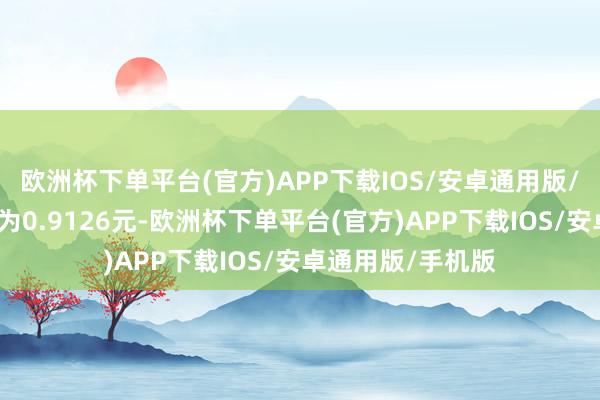 欧洲杯下单平台(官方)APP下载IOS/安卓通用版/手机版累计净值为0.9126元-欧洲杯下单平台(官方)APP下载IOS/安卓通用版/手机版