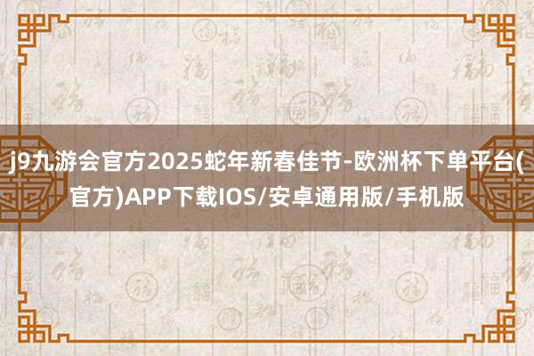 j9九游会官方2025蛇年新春佳节-欧洲杯下单平台(官方)APP下载IOS/安卓通用版/手机版