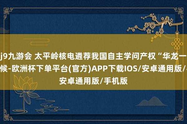 j9九游会 太平岭核电遴荐我国自主学问产权“华龙一号”时候-欧洲杯下单平台(官方)APP下载IOS/安卓通用版/手机版